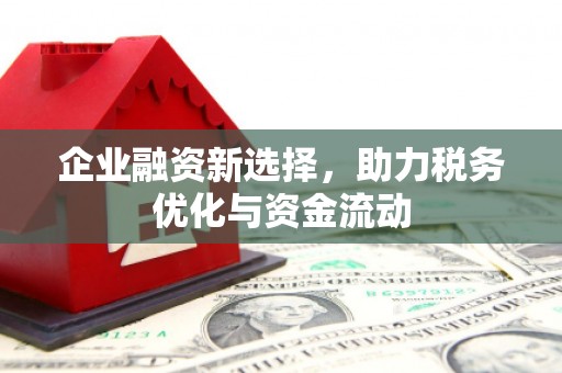 资源企业融资新选择，助力税务优化与资金流动