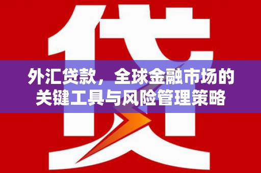 明光外汇贷款，全球金融市场的关键工具与风险管理策略