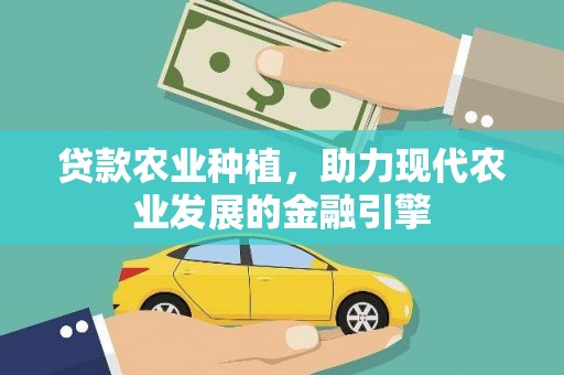 丰宁贷款农业种植，助力现代农业发展的金融引擎