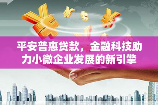 龙游平安普惠贷款，金融科技助力小微企业发展的新引擎