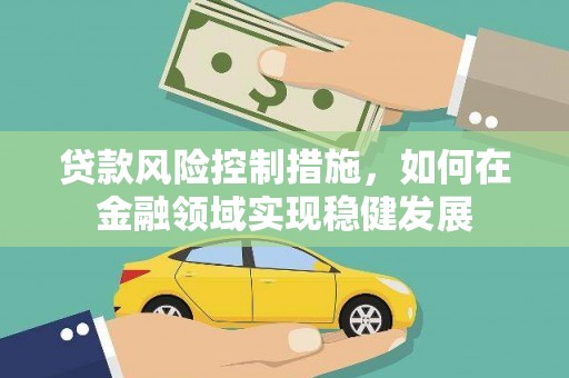 固阳贷款风险控制措施，如何在金融领域实现稳健发展