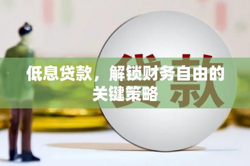 孝感低息贷款，解锁财务自由的关键策略