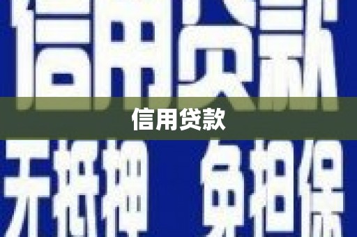 界首信用贷款