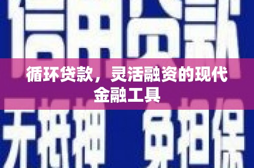 马边循环贷款，灵活融资的现代金融工具