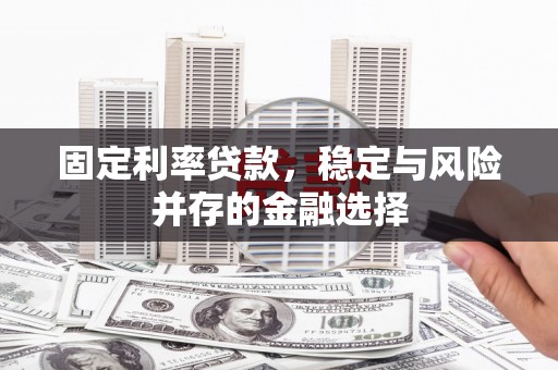 兴国固定利率贷款，稳定与风险并存的金融选择