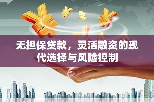 雨花无担保贷款，灵活融资的现代选择与风险控制