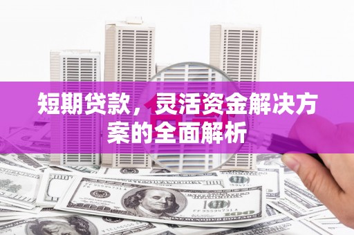 淳安短期贷款，灵活资金解决方案的全面解析