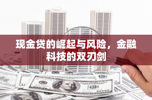 细河现金贷的崛起与风险，金融科技的双刃剑