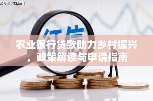 沙鹿农业银行贷款助力乡村振兴，政策解读与申请指南