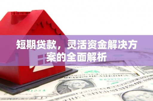 余庆短期贷款，灵活资金解决方案的全面解析