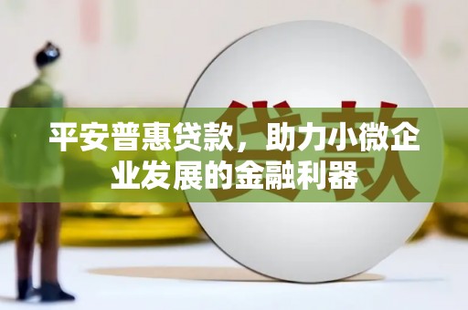 雁塔平安普惠贷款，助力小微企业发展的金融利器