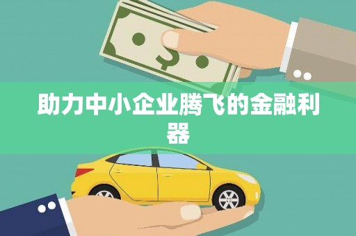 那玛夏助力中小企业腾飞的金融利器